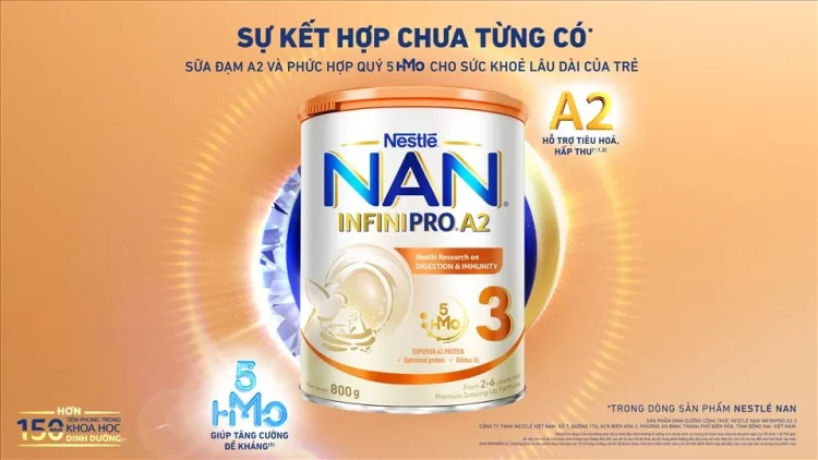 Cảnh báo: 3 dấu hiệu nhận biết sữa NAN giả mắt thường cũng thấy 5 Định vị phân khúc cao cấp sử dụng nguồn nguyên liệu của dòng sữa NAN InfiniPro A2